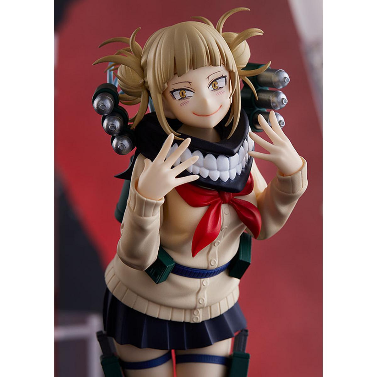 Toga Himiko Pop Up Parade figure from My Hero Academia, grinning in uniform with weapon gear.