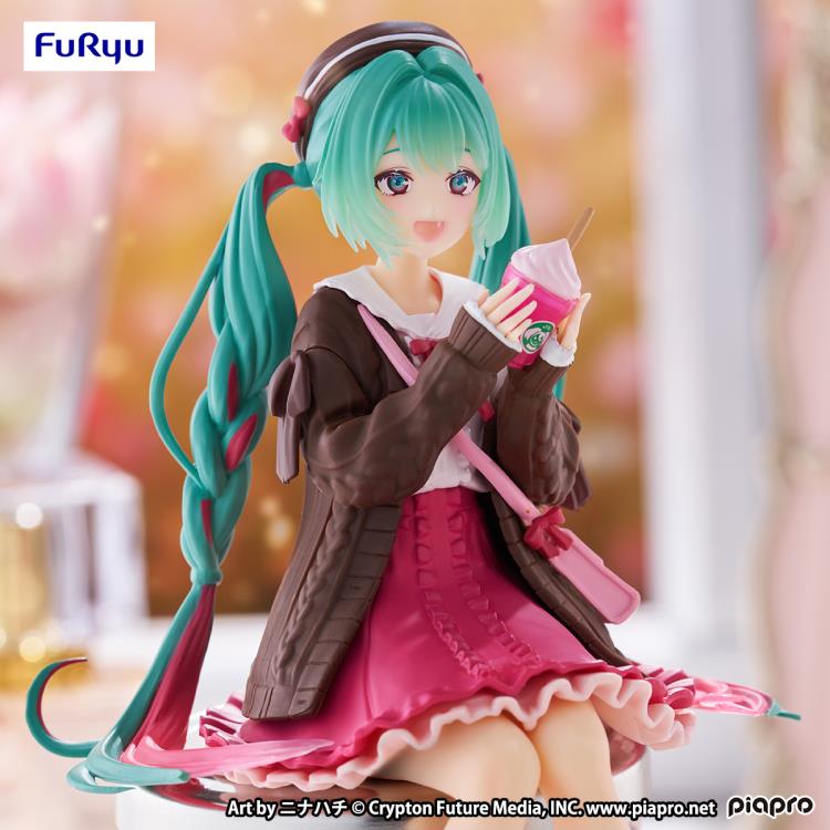 Vocaloid Hatsune Miku (Autumn Date Pink Color Ver.) Noodle Stopper Figure