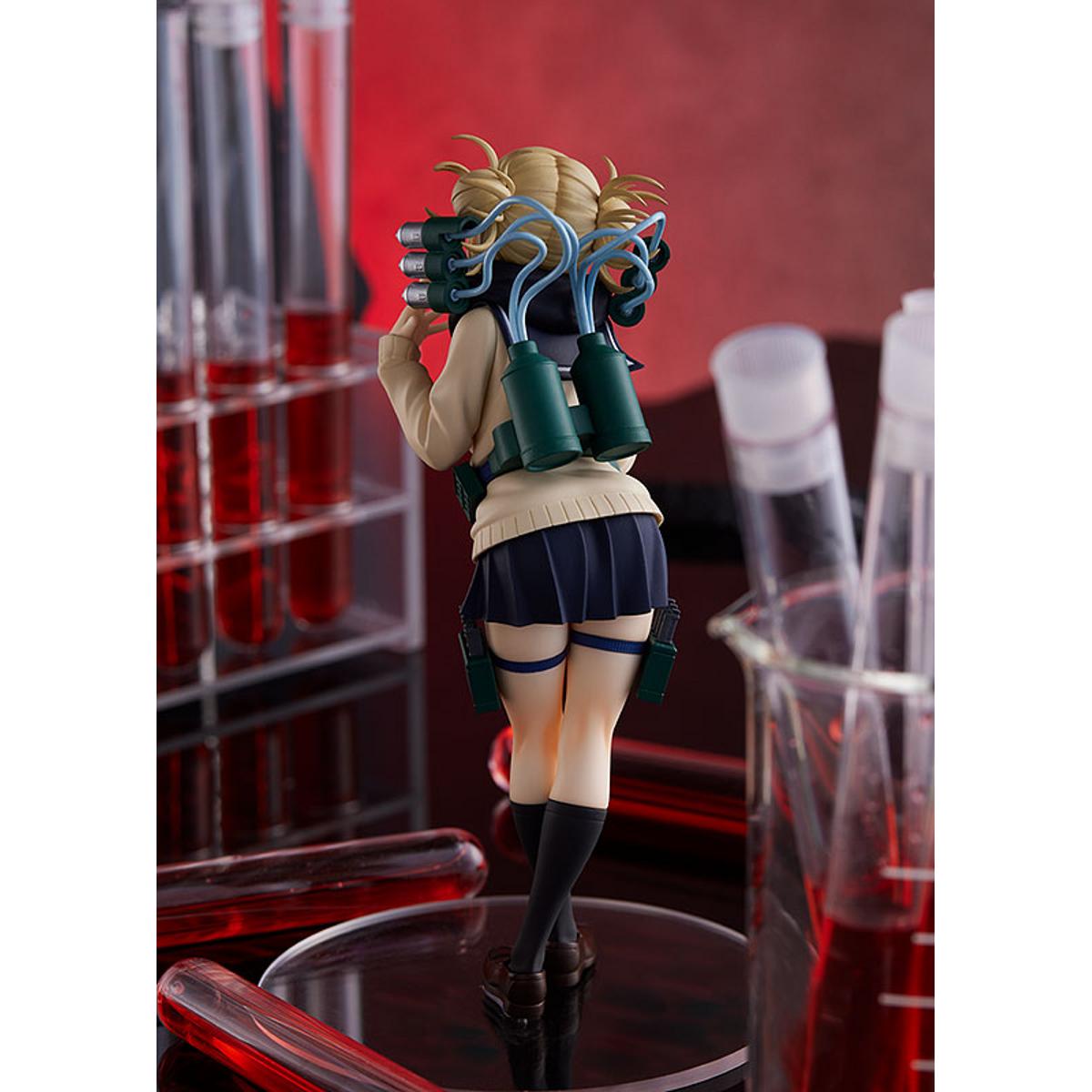 Toga Himiko Pop Up Parade figure from My Hero Academia, grinning in uniform with weapon gear.
