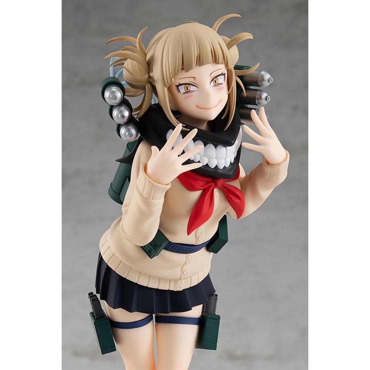 Toga Himiko Pop Up Parade figure from My Hero Academia, grinning in uniform with weapon gear.