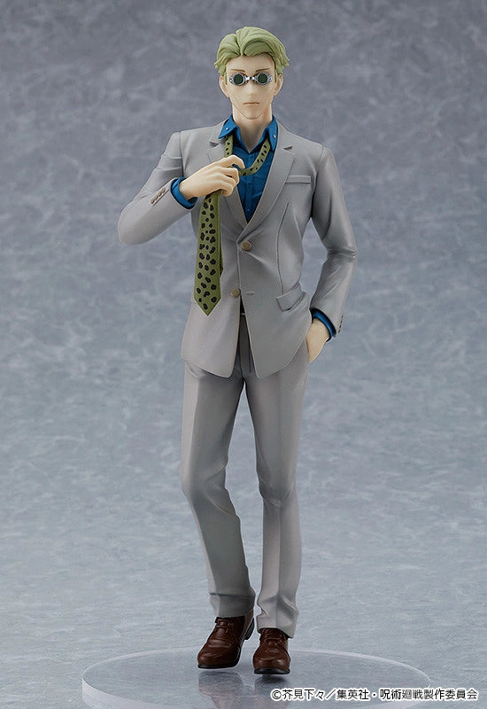 Kento Nanami Pop Up Parade figure in suit and glasses, posed mid-strike from Jujutsu Kaisen.