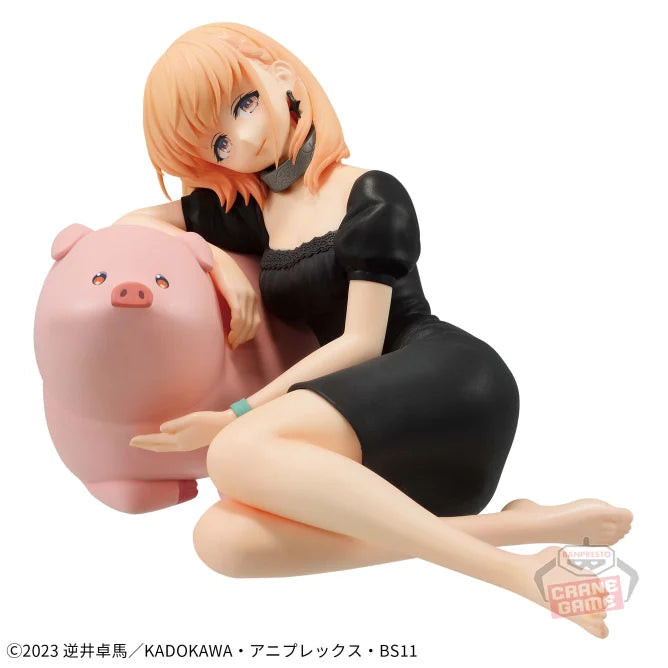 Jess from Butareba anime in a seated relaxed pose, wearing casual clothes.