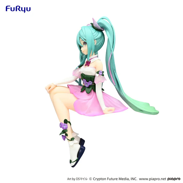Hatsune Miku - Noodle Stopper Flower Fairy Morning Glory Figure (Pink Ver.)