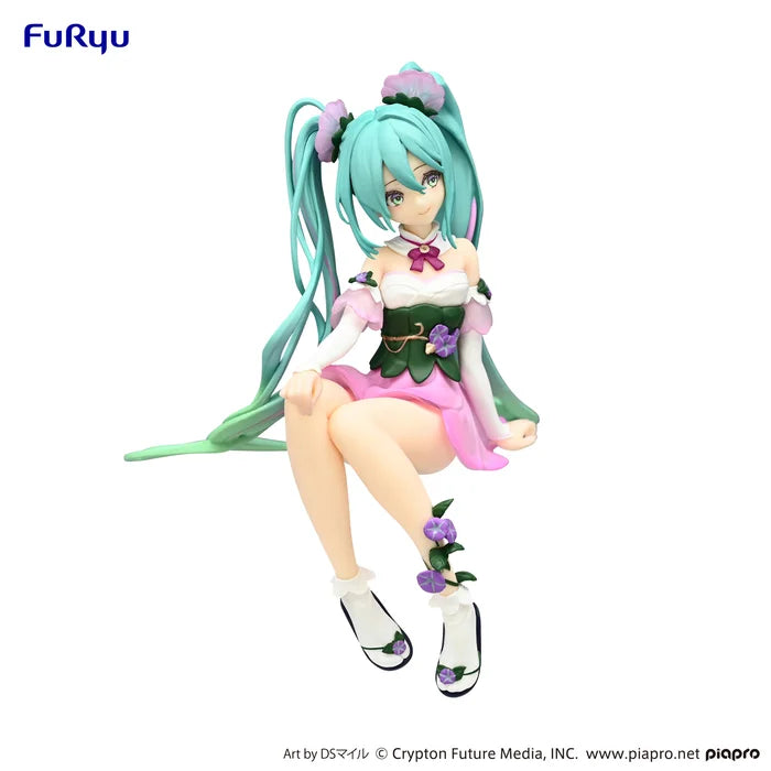 Hatsune Miku - Noodle Stopper Flower Fairy Morning Glory Figure (Pink Ver.)