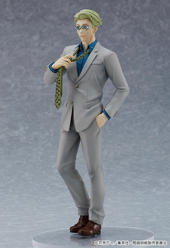 Kento Nanami Pop Up Parade figure in suit and glasses, posed mid-strike from Jujutsu Kaisen.