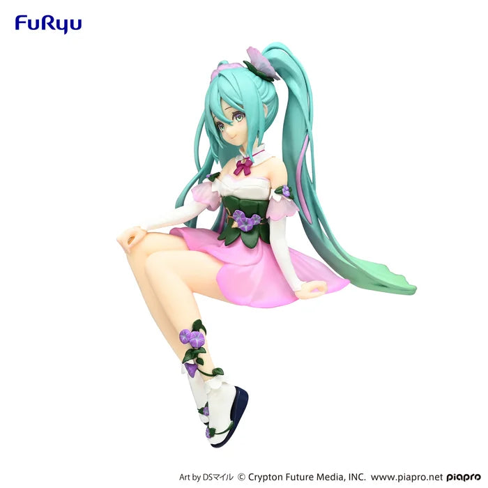 Hatsune Miku - Noodle Stopper Flower Fairy Morning Glory Figure (Pink Ver.)