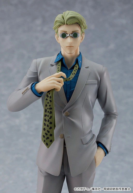 Kento Nanami Pop Up Parade figure in suit and glasses, posed mid-strike from Jujutsu Kaisen.