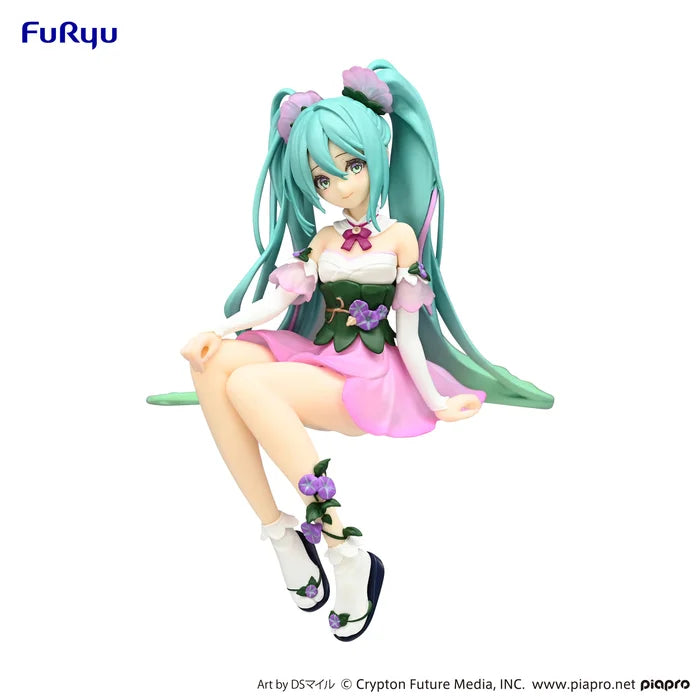 Hatsune Miku - Noodle Stopper Flower Fairy Morning Glory Figure (Pink Ver.)