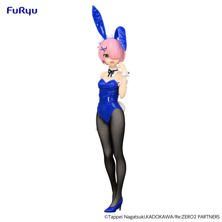 Ram BiCute Bunnies figure from Re:ZERO, featuring a playful bunny costume and pastel tones.