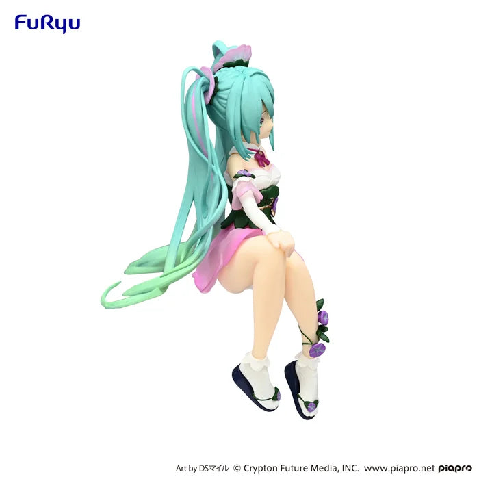Hatsune Miku - Noodle Stopper Flower Fairy Morning Glory Figure (Pink Ver.)