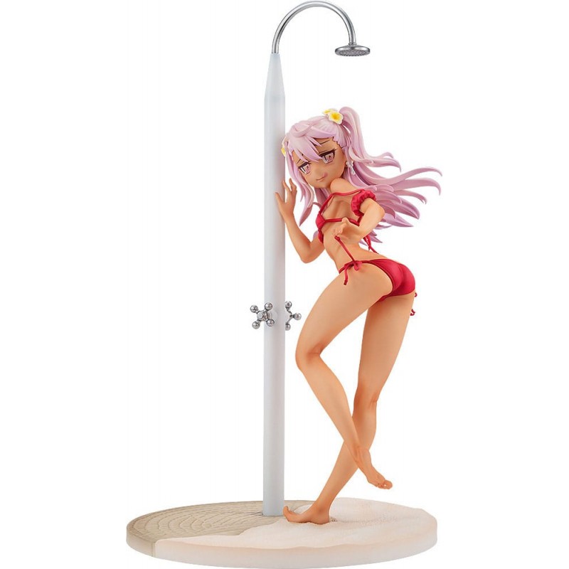 Chloe von Einzbern figure in bikini version, striking a playful pose from Prisma Illya.