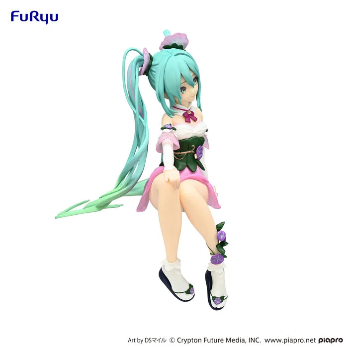 Hatsune Miku - Noodle Stopper Flower Fairy Morning Glory Figure (Pink Ver.)