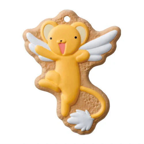 One Cookie Charmcot keychain from Cardcaptor Sakura by Bandai, featuring a 1.5-inch chibi-style figure.
