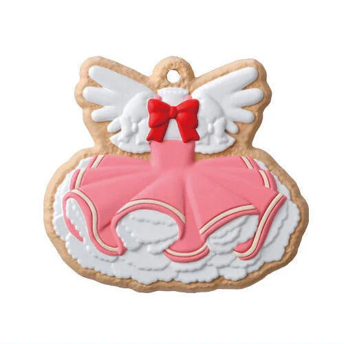 One Cookie Charmcot keychain from Cardcaptor Sakura by Bandai, featuring a 1.5-inch chibi-style figure.
