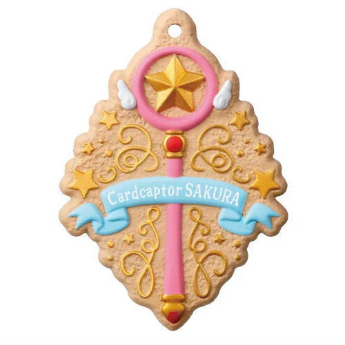 One Cookie Charmcot keychain from Cardcaptor Sakura by Bandai, featuring a 1.5-inch chibi-style figure.