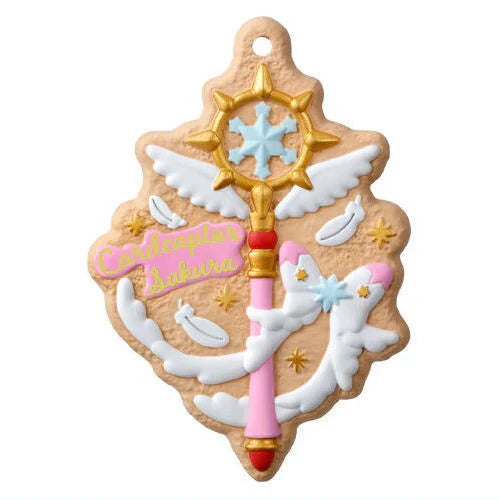 One Cookie Charmcot keychain from Cardcaptor Sakura by Bandai, featuring a 1.5-inch chibi-style figure.