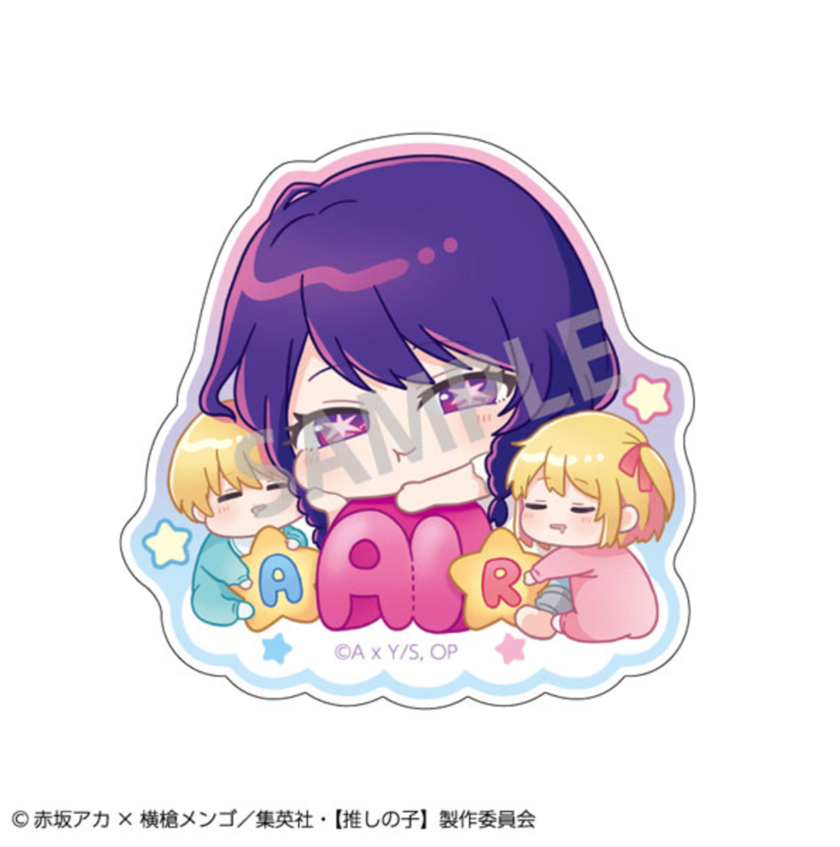 Oshi no Ko Trading Acrylic Clips Nemu Name - A 7-piece box set featuring acrylic clips with designs from the anime Oshi no Ko