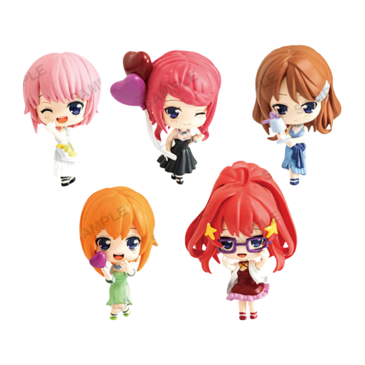 The Quintessential Quintuplets Collection Figure RICH Sweet Dreams BOX Ver. - 6-piece box featuring Ichika, Nino, Miku, Yotsuba, and Itsuki Nakano.