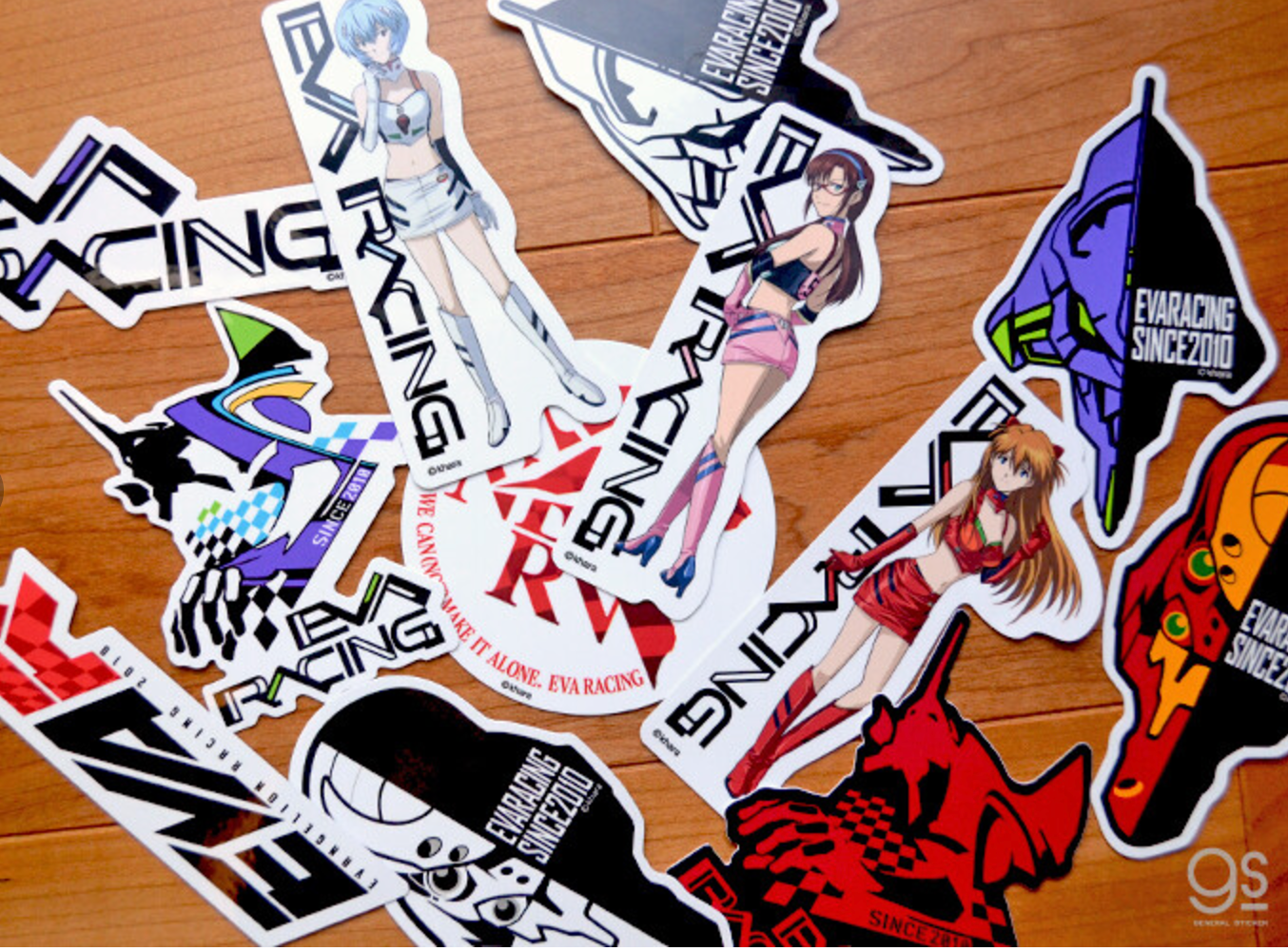 Evangelion - Racing EVA Racing Sticker EVASET -MIni Akihabara