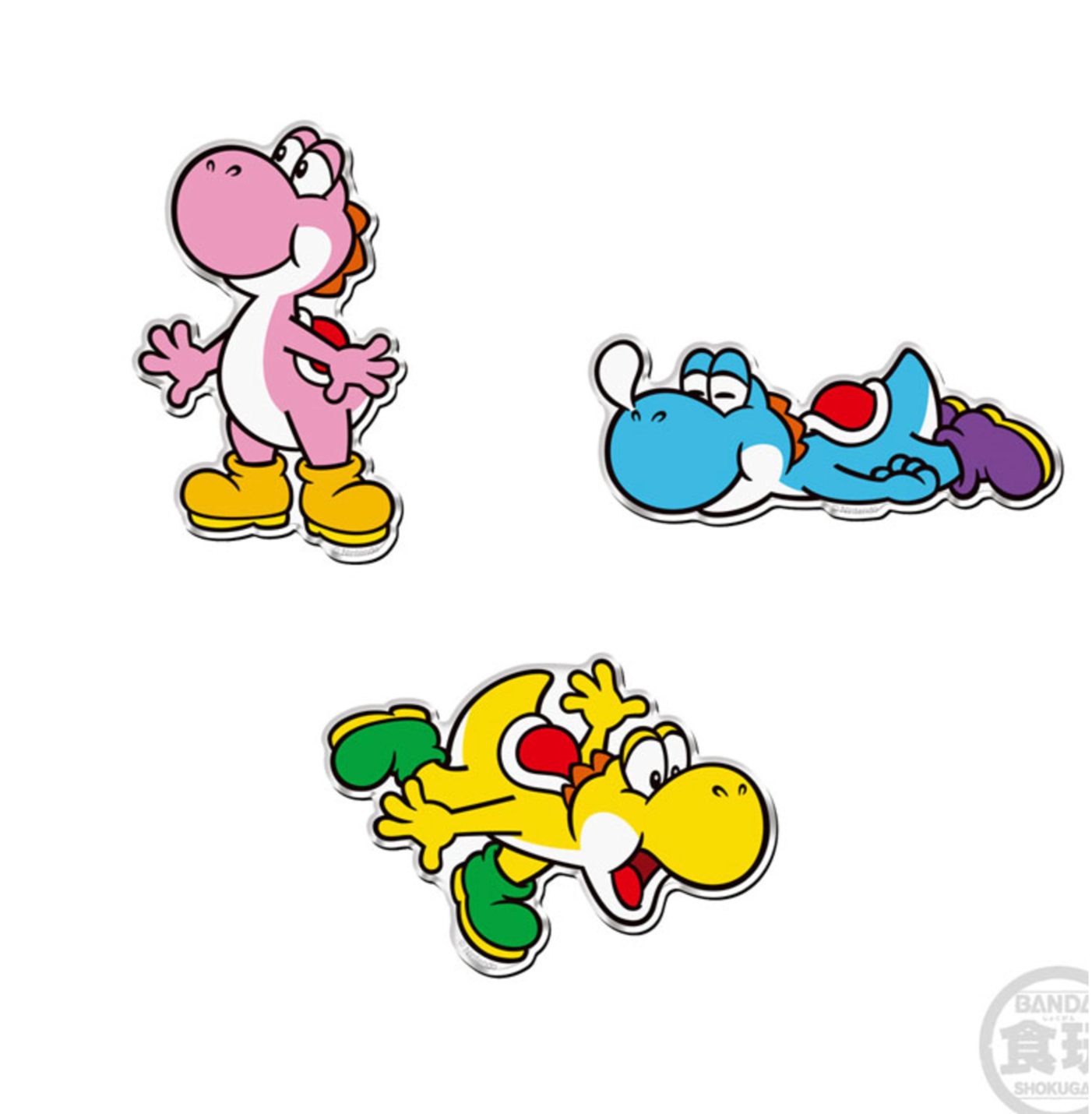 Super Mario Character Magnets 2 featuring 22 vibrant acrylic designs, including holographic and rare variants, available at Mini Akihabara.