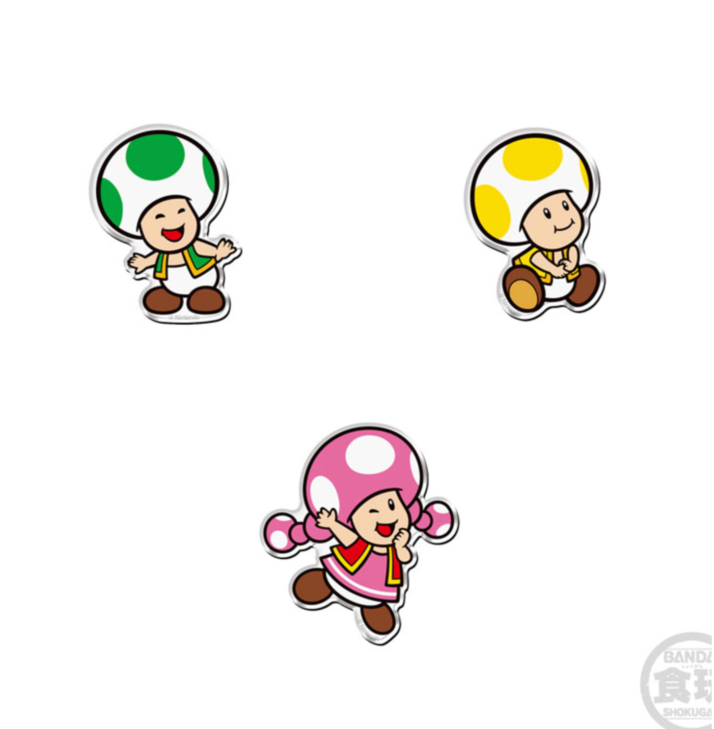 Super Mario Character Magnets 2 featuring 22 vibrant acrylic designs, including holographic and rare variants, available at Mini Akihabara.