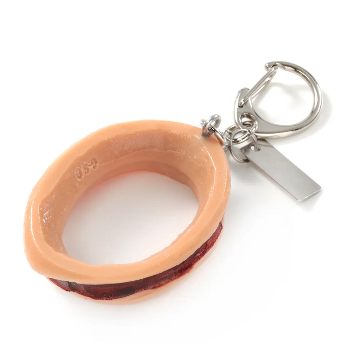 Food Sample Key Ring - Squid Ring Stew,Squid Ring Stew food sample key ring, cute and detailed.