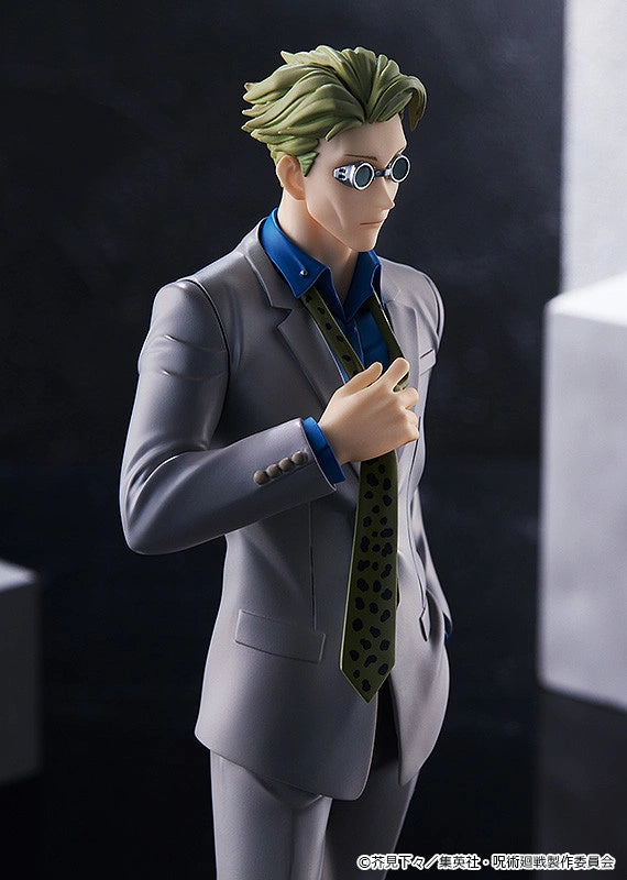 Kento Nanami Pop Up Parade figure in suit and glasses, posed mid-strike from Jujutsu Kaisen.