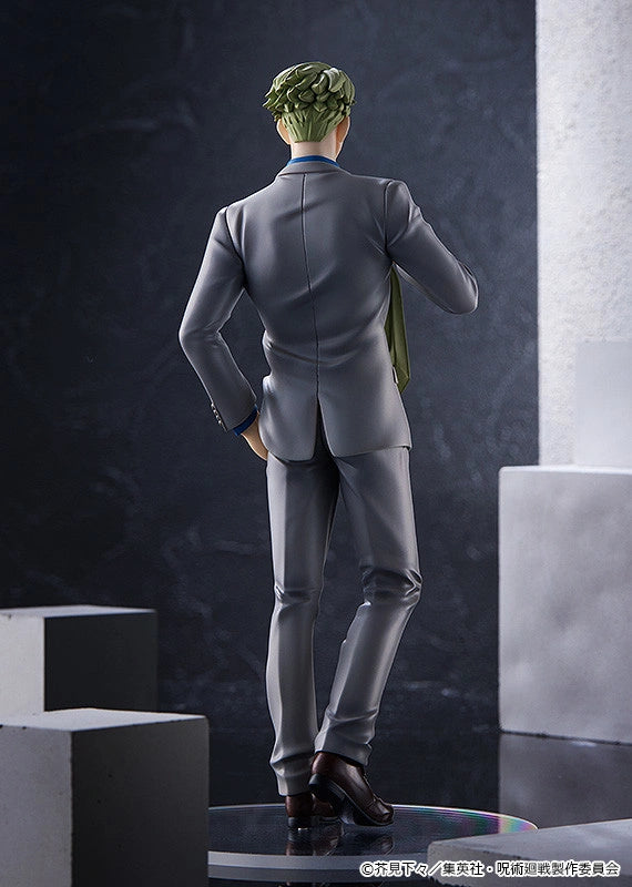 Kento Nanami Pop Up Parade figure in suit and glasses, posed mid-strike from Jujutsu Kaisen.