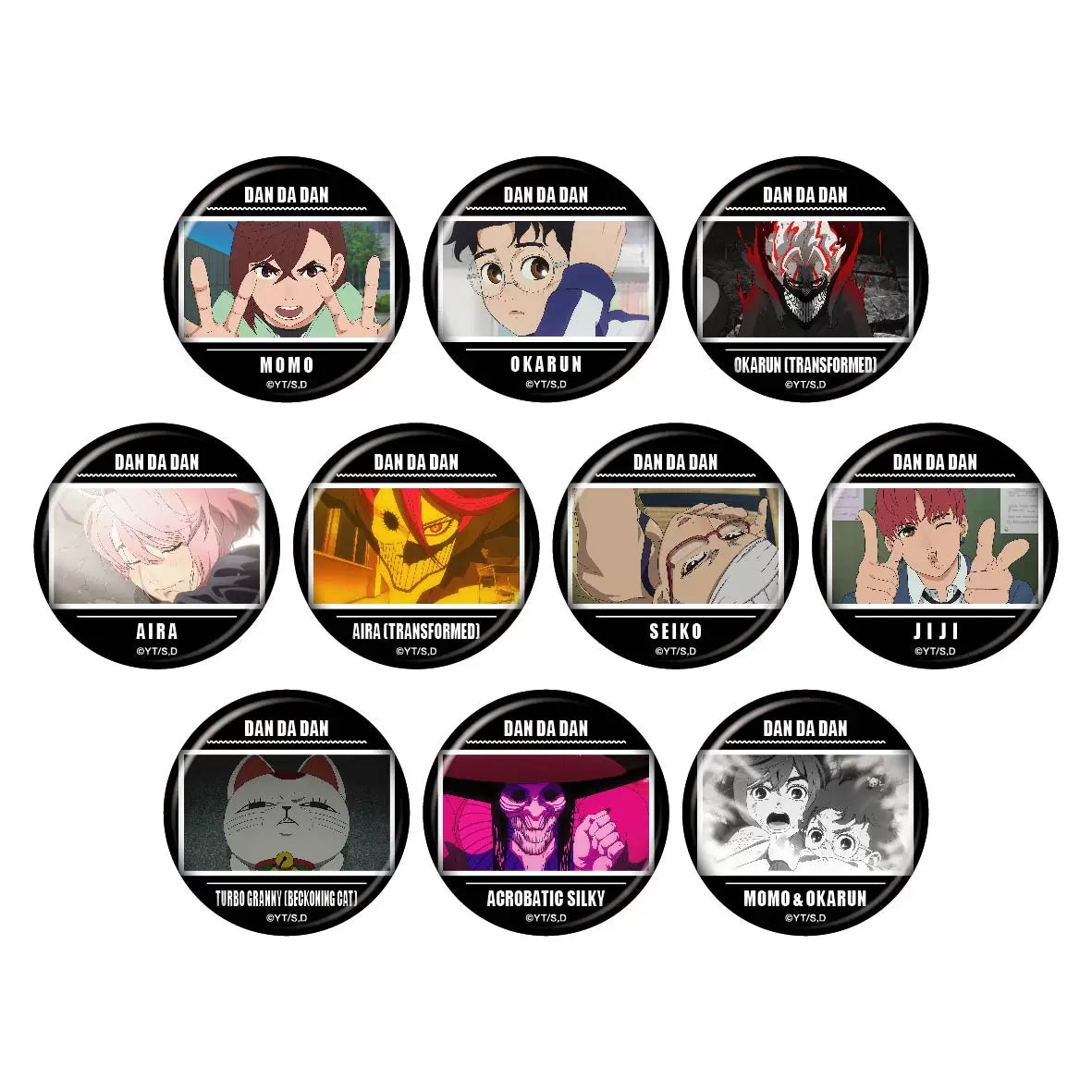 Dandadan - Trading Scene-style Can Badge Vol.2 (1 random)