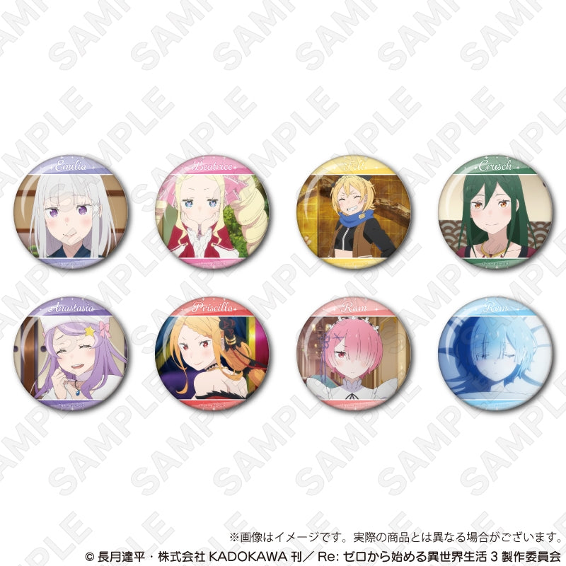 Re:Zero - Trading Scene Badge Can Badges (1 random)