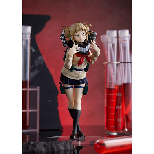 Toga Himiko Pop Up Parade figure from My Hero Academia, grinning in uniform with weapon gear.