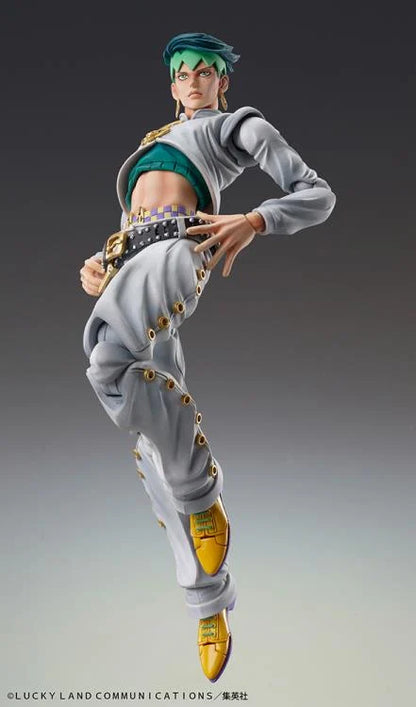 Magician’s Red Super Action Statue from JoJo Stardust Crusaders, in dynamic flaming attack pose.