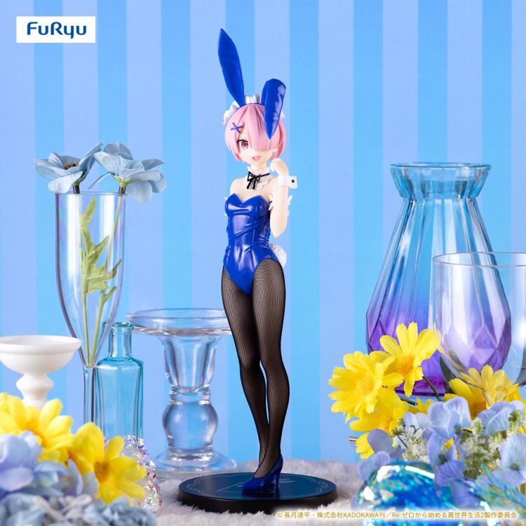 Ram BiCute Bunnies figure from Re:ZERO, featuring a playful bunny costume and pastel tones.
