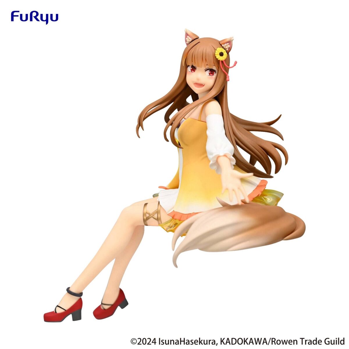 Spice And Wolf - Holo Sunflower Dress Figure Noodle Stopper