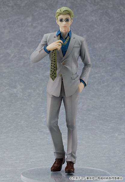 Kento Nanami Pop Up Parade figure in suit and glasses, posed mid-strike from Jujutsu Kaisen.