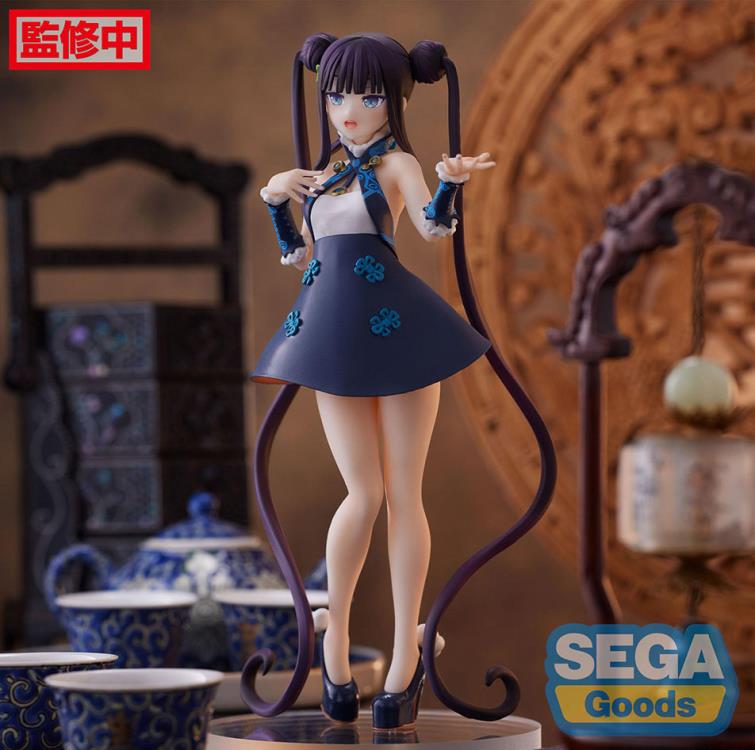 Luminasta Yang Guifei figure from Fate/Grand Order, featuring long sleeves, ornate accessories, and a serene, mystical expression.