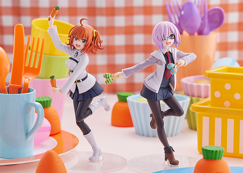Mash Kyrielight Pop Up Parade figure with cheerful pose and casual outfit from Fate/Grand Carnival.