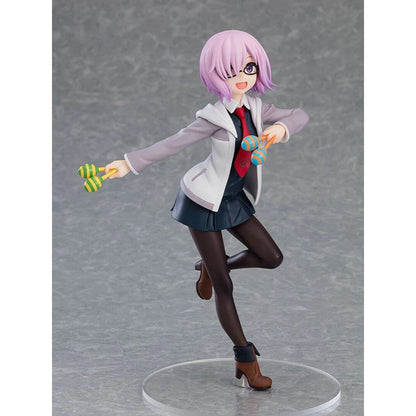 Mash Kyrielight Pop Up Parade figure with cheerful pose and casual outfit from Fate/Grand Carnival.