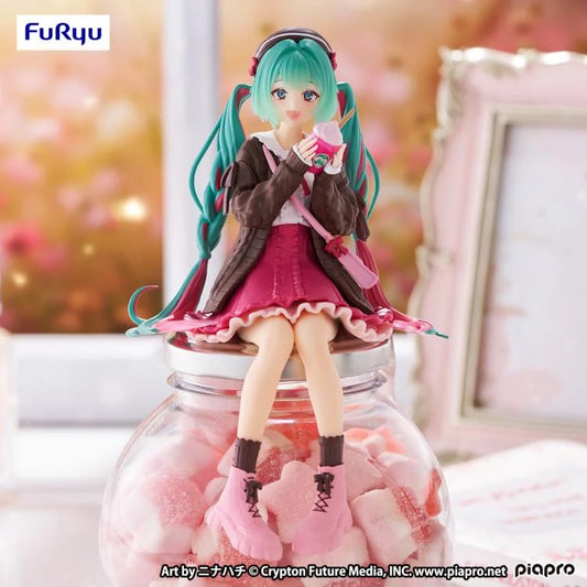 Vocaloid Hatsune Miku (Autumn Date Pink Color Ver.) Noodle Stopper Figure