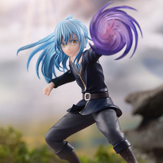 Rimuru Tempest Vibration Stars figure, dynamic action pose with sword.