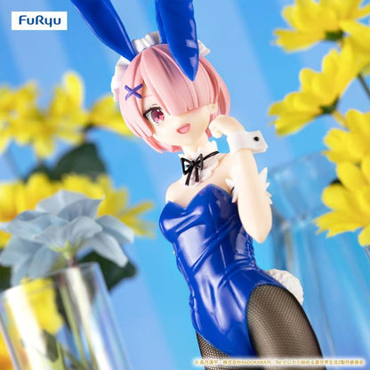 Ram BiCute Bunnies figure from Re:ZERO, featuring a playful bunny costume and pastel tones.