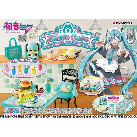 Re-Ment Hatsune Miku Series Miku's Cafe (1 Piece)