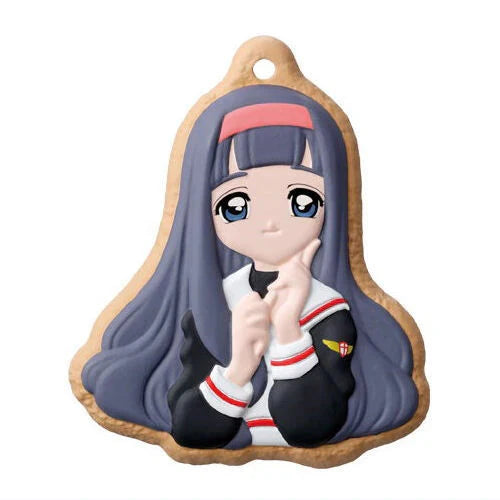 One Cookie Charmcot keychain from Cardcaptor Sakura by Bandai, featuring a 1.5-inch chibi-style figure.