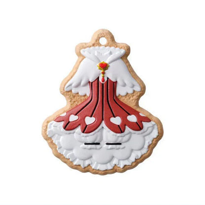 One Cookie Charmcot keychain from Cardcaptor Sakura by Bandai, featuring a 1.5-inch chibi-style figure.