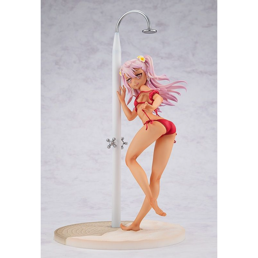 Chloe von Einzbern figure in bikini version, striking a playful pose from Prisma Illya.
