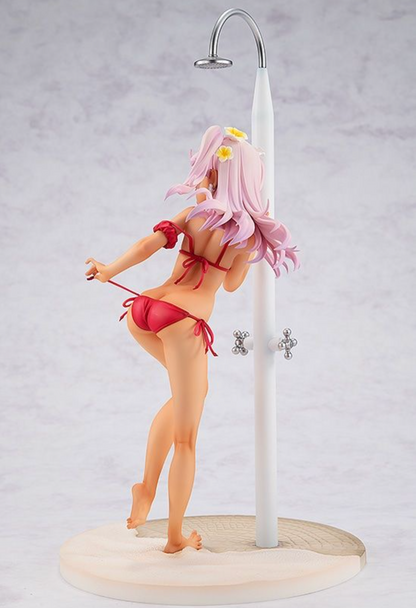 Chloe von Einzbern figure in bikini version, striking a playful pose from Prisma Illya.