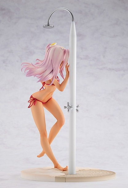 Chloe von Einzbern figure in bikini version, striking a playful pose from Prisma Illya.