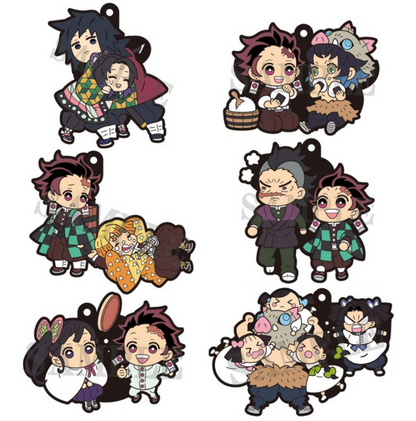 MegaHouse Demon Slayer: Kimetsu no Yaiba Rubber Mascot Buddy Collection Vol. 3 keychain