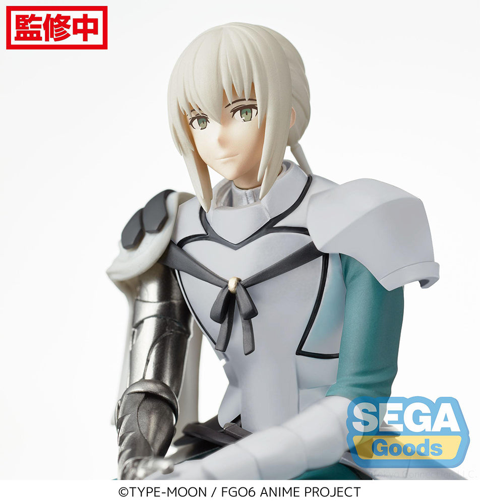 Bedivere seated on a ledge in his PM perching pose from the Fate/Grand Order Camelot Paladin movie.