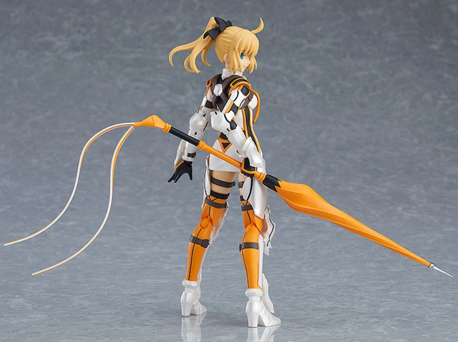 Figma Altria Pendragon in racing suit, articulated figure with alternate faces and accessories.

